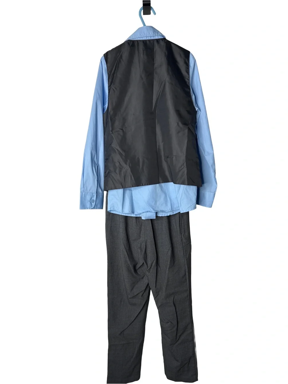WONDER NATION Boy’s 10 Blue Gray Four-Piece Preppy Special Occasion Suit